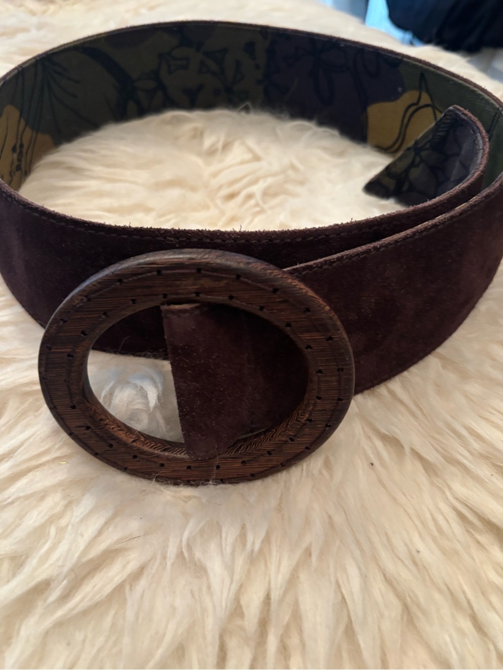 Vintage Suede Authentic Miu Miu Belt - Picture 2 of 4